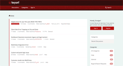 Desktop Screenshot of forum.foxycart.com