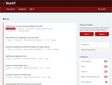 Tablet Screenshot of forum.foxycart.com